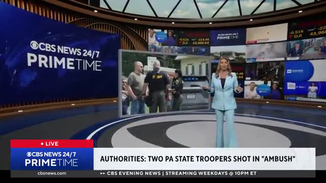 2 Pennsylvania state troopers shot in what authorities call an ambush